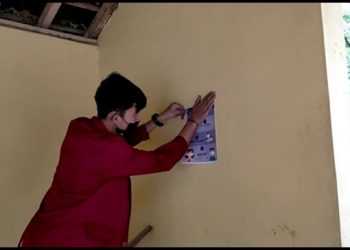 Mahasiswa KKNT Unisri Berikan Sosialisasi Pencegahan Covid-19 kepada Masyarakat