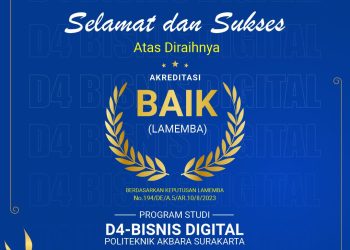 Prodi Bisnis Digital Politeknik AKBARA Raih Akreditasi Baik dari LAMEMBA