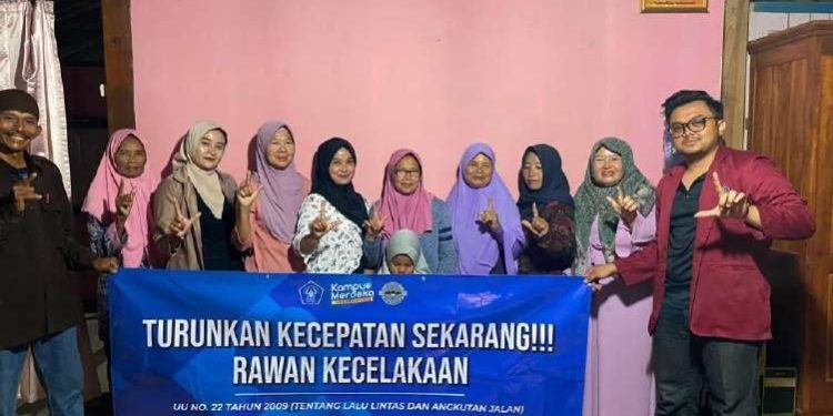 Sosialisasi Hukum Berkendara Mengenai Batas Kecepatan untuk Mengurangi Angka Kecelakaan di Jalan Desa Ngaglik