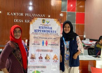 Data Kependudukan Kini Lebih Mudah Diakses, Mahasiswa UNISRI Hadirkan Infografis di Desa Krajan