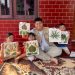 Belajar Membuat Totebag Ecoprint dari Daun dan Bunga untuk Anak-Anak di RT 30, RW 09, Mayungan, Klaten