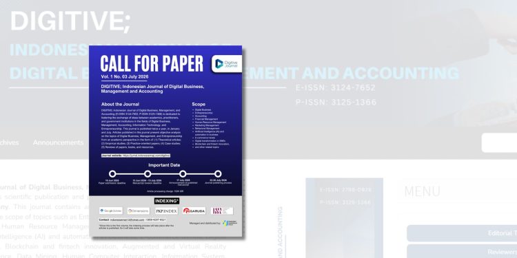Undangan Menulis Indonesian Journal of Digital Business, Management, and Accounting